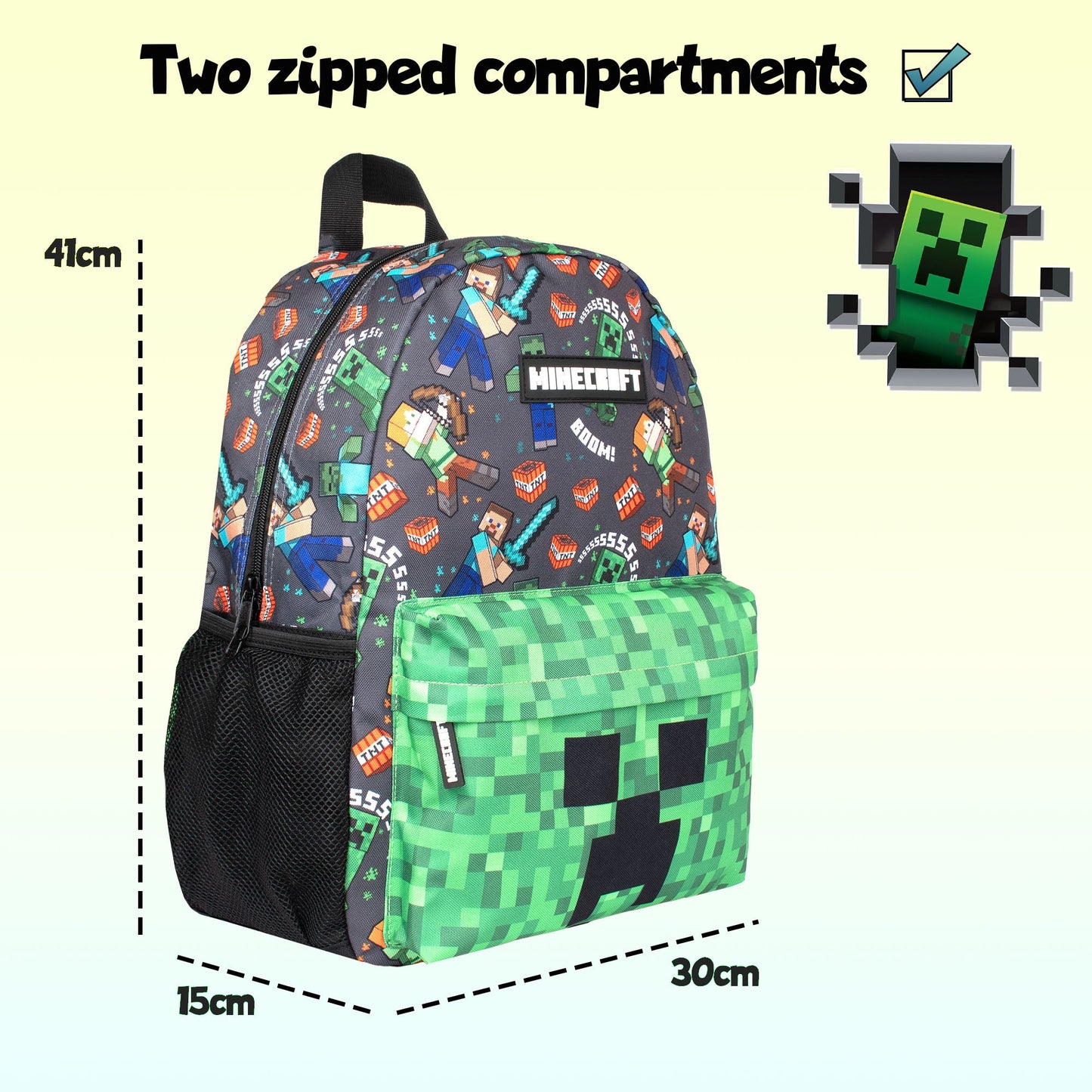 Sac à dos – Large – Minecraft | Fringoo