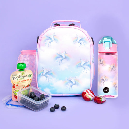 Flip Top Gourde 600ml – licorne Sky