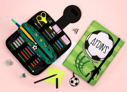 Trousse scolaire – Silicone Patch football