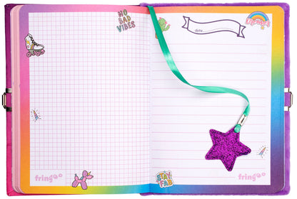 Journal secret pailleté – pailleté – Heart