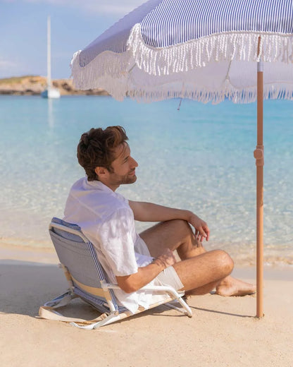 Small blue beach chair - EDEN