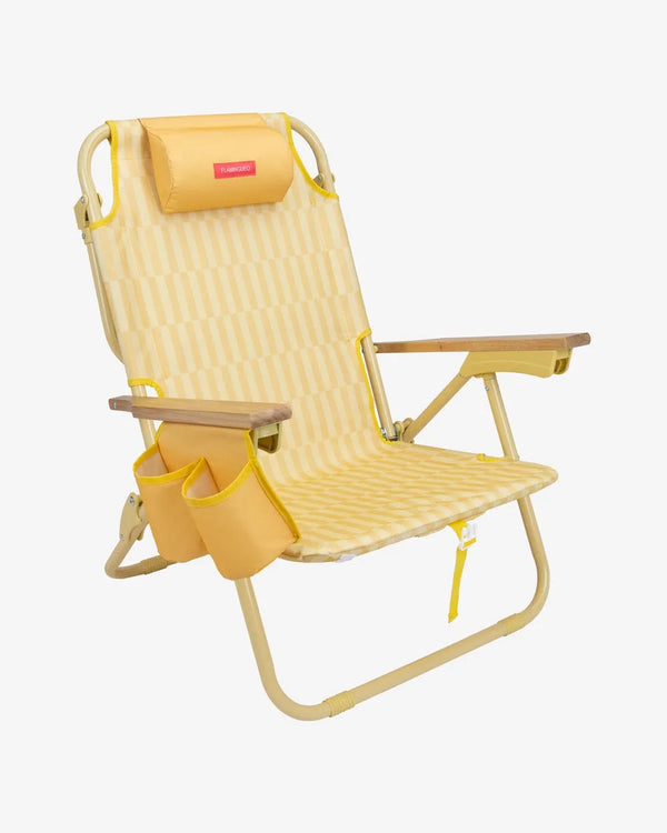 Silla plegable playa amarilla - ODIN