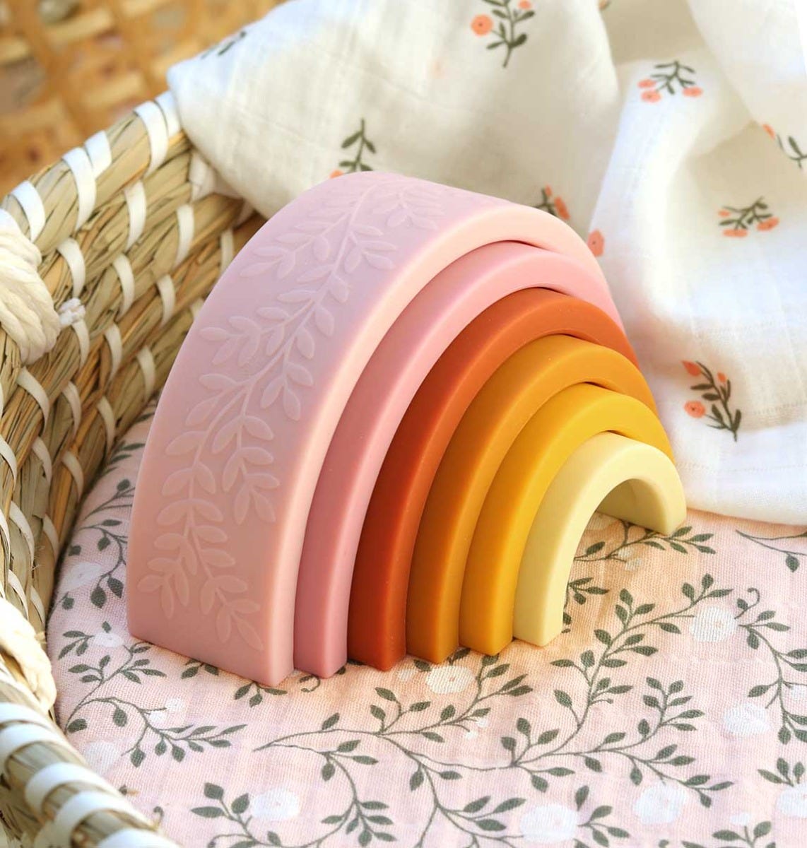 Arc-en-ciel à empiler en silicone - Coucher de soleil