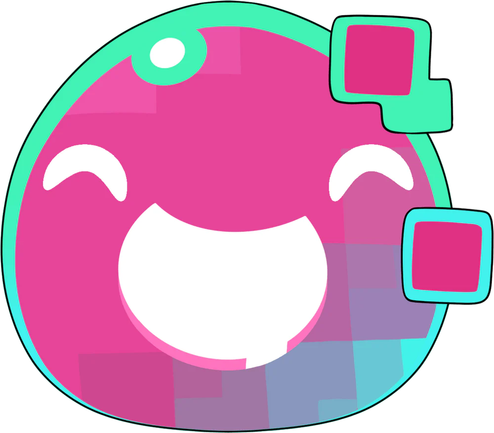 Glitch Slime Stickie Plüschtier