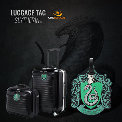 *Étiquette à bagage Serpentard