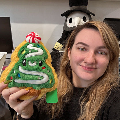 Peluche Snacker Squishable – Biscuit Sapin de Noël