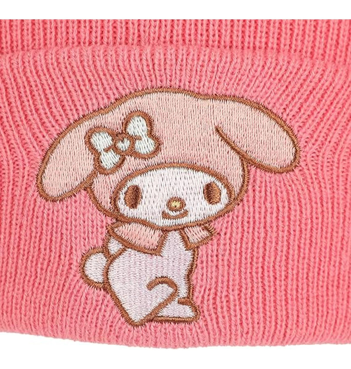 Bonnet rose My Melody avec revers