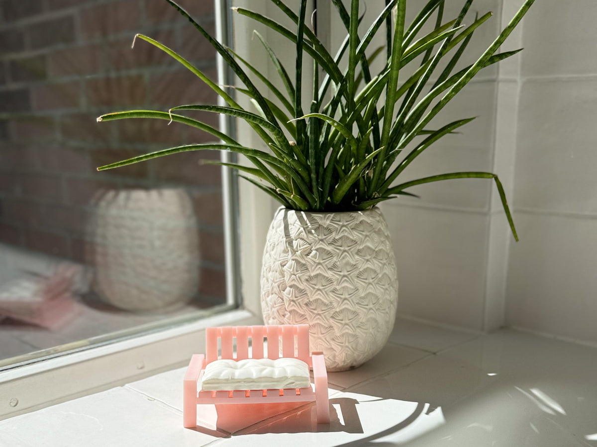 Porte-Savon Banc Soapy Rose