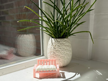 Porte-Savon Banc Soapy Rose