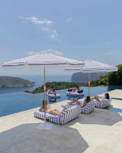 Blue outdoor umbrella - DORIA
