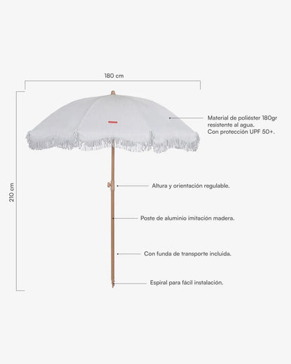 Sombrilla exterior beige - MARION