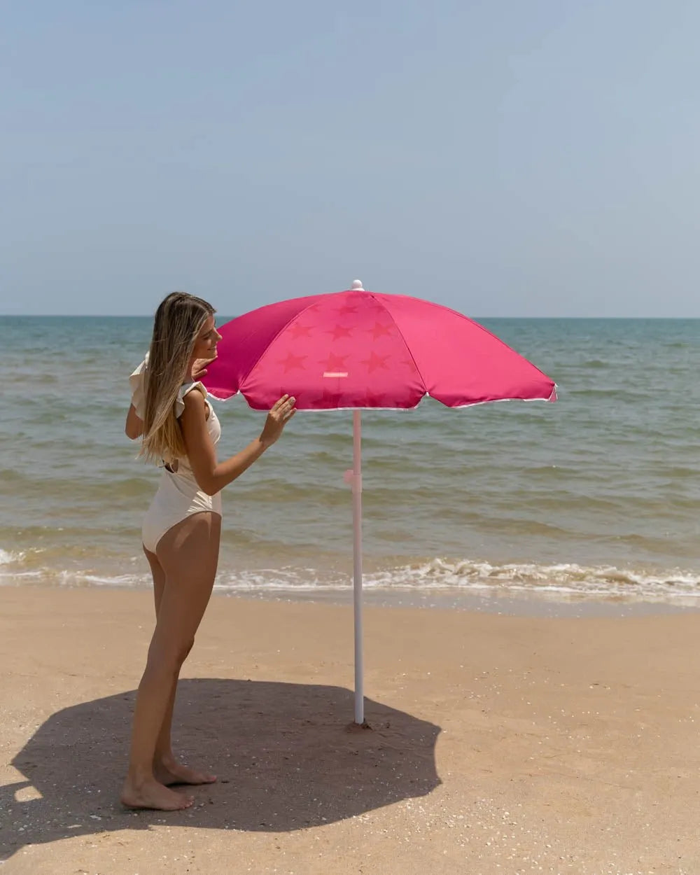Sombrilla exterior fucsia - CYNDI