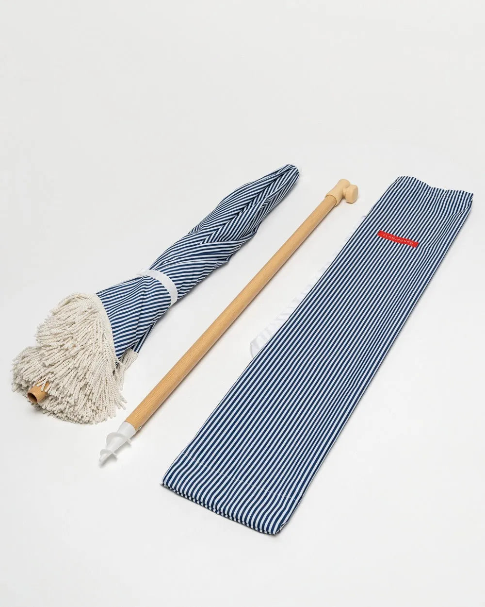 Fine-striped outdoor umbrella - CAPRI
