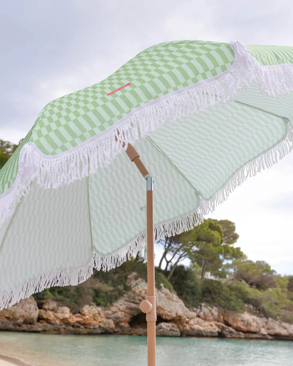 Sombrilla exterior verde - CARAMEL