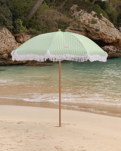 Sombrilla exterior verde - CARAMEL