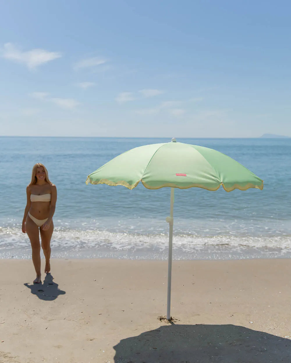 Outdoor green parasol - WANDER
