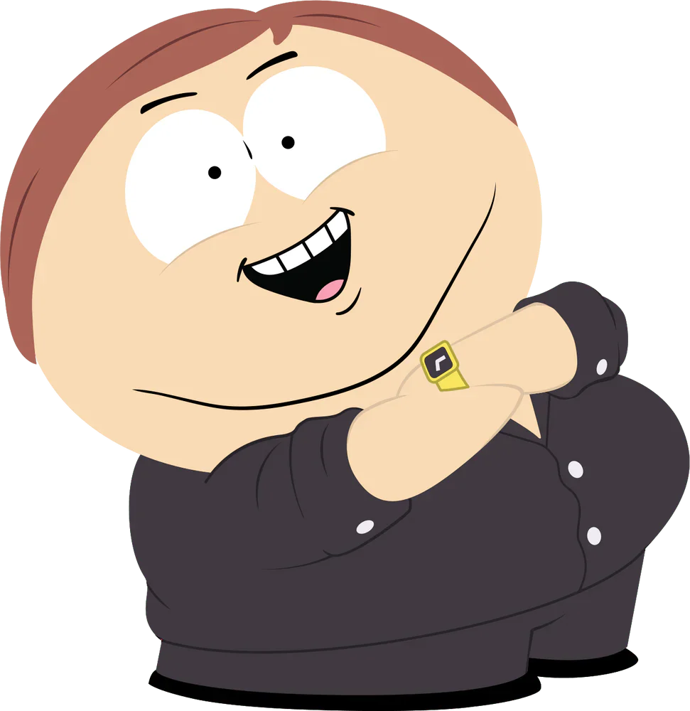Figurine Cartman agent immobilier