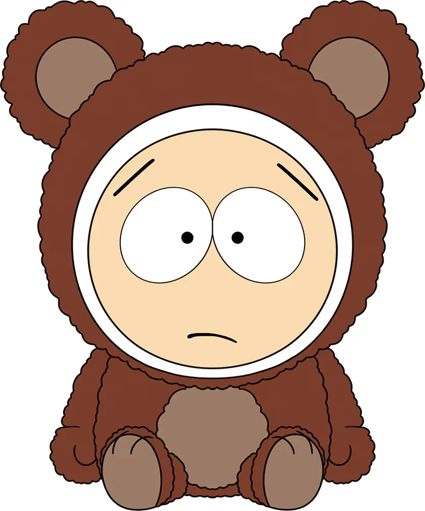 Peluche Butters the Bear South Park Youtooz Mr. Biggle