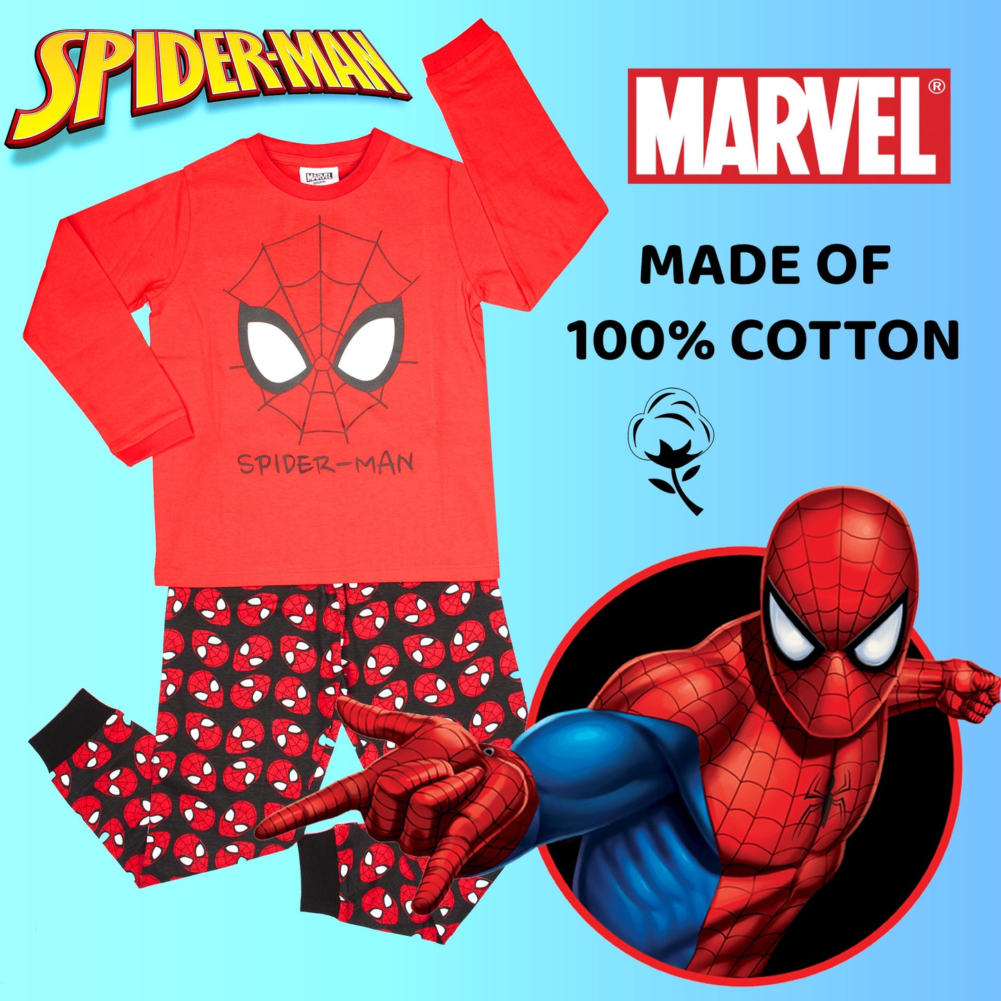Spider-Man Pyjamas – rouge