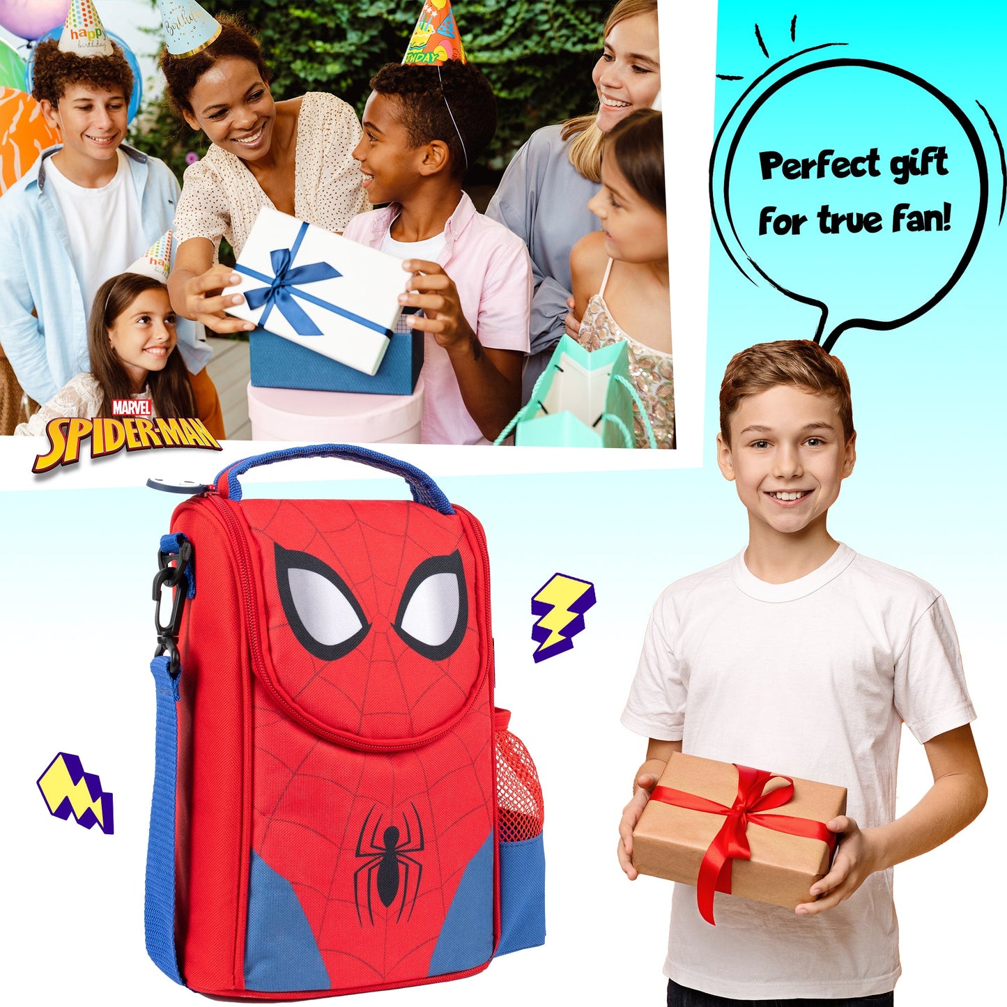 Spider-Man Sac repas 3D