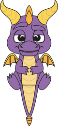 Peluche Spyro Chill – 22,9 cm