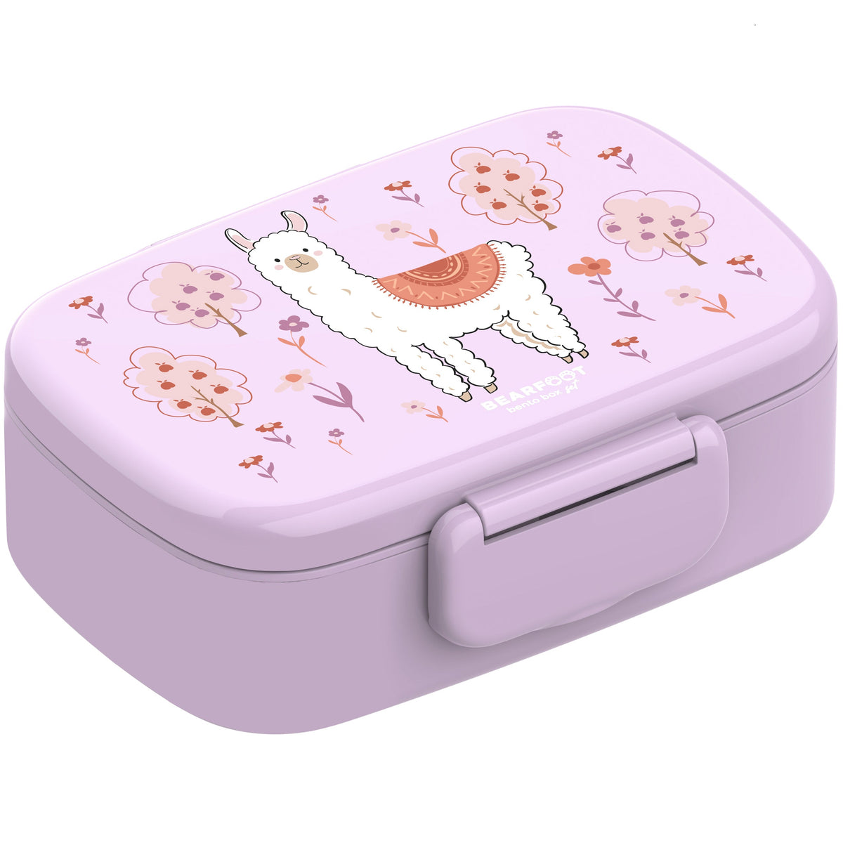 Kids' Lunch Box with Compartments, Lightweight & Leak-Proof - Llama