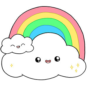 Peluche Snacker Squishable – Arc-en-Ciel