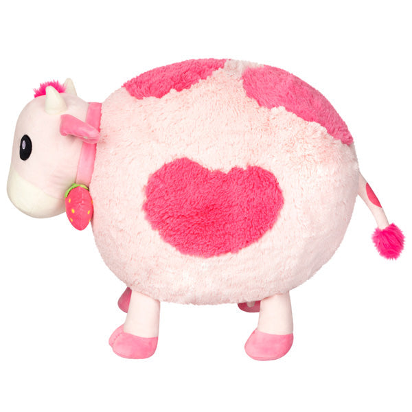 Peluche Squishable – Vache Fraise