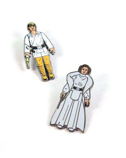 Pin's Star Wars Set 1.1 - Luke Skywalker and Princess Leia