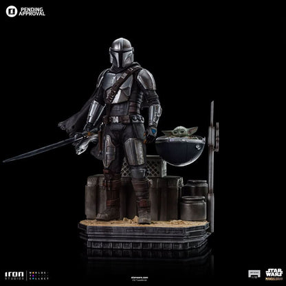 ディン・ジャリン & ディン・グローグー - スター・ウォーズ：マンダロリアン - アートスケール 1/10 - アイアン・スタジオ