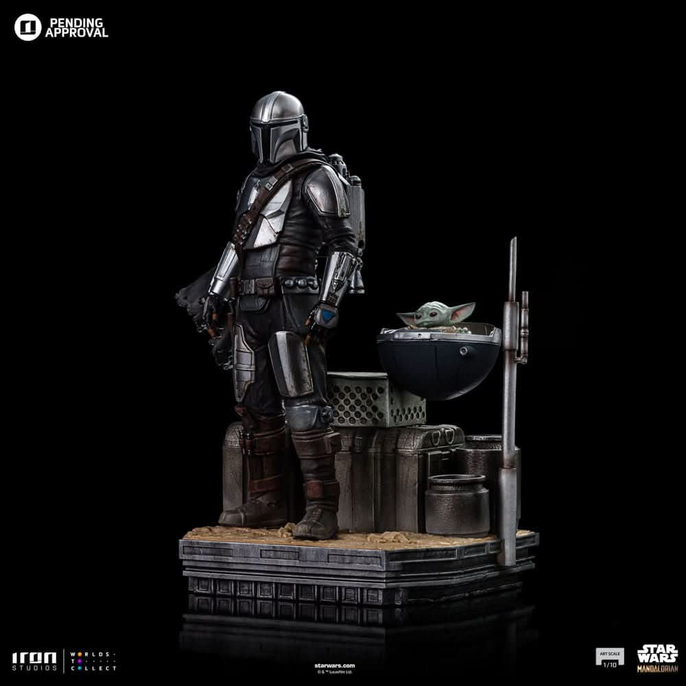 ディン・ジャリン & ディン・グローグー - スター・ウォーズ：マンダロリアン - アートスケール 1/10 - アイアン・スタジオ