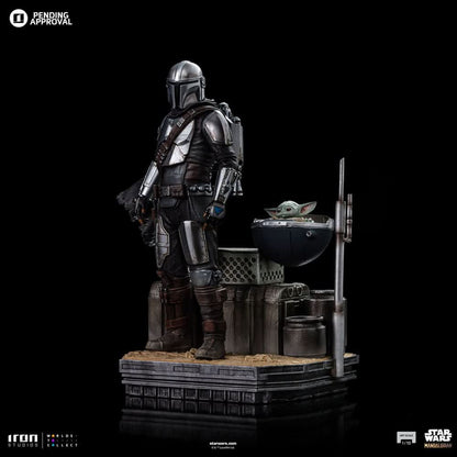 ディン・ジャリン & ディン・グローグー - スター・ウォーズ：マンダロリアン - アートスケール 1/10 - アイアン・スタジオ