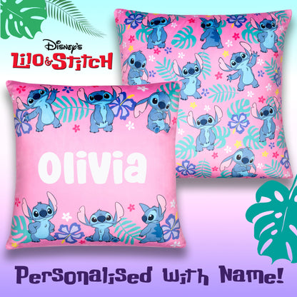 Disney Stitch Coussin Cover 44 x 44 cm Super Soft Pillow Case Gift fille Bedroom Home Décor