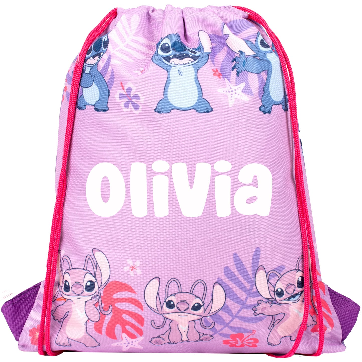 Official Disney Stitch & Angel Sac à cordon | enfant PE Sac