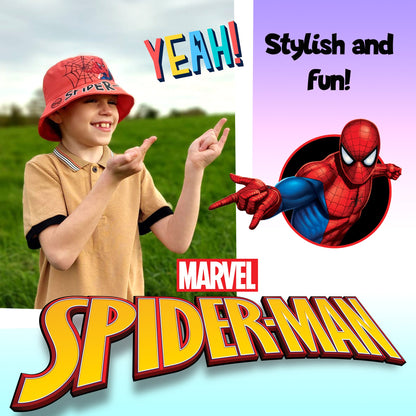 Casquette enfant – Spider-Man rouge Bucket Hat