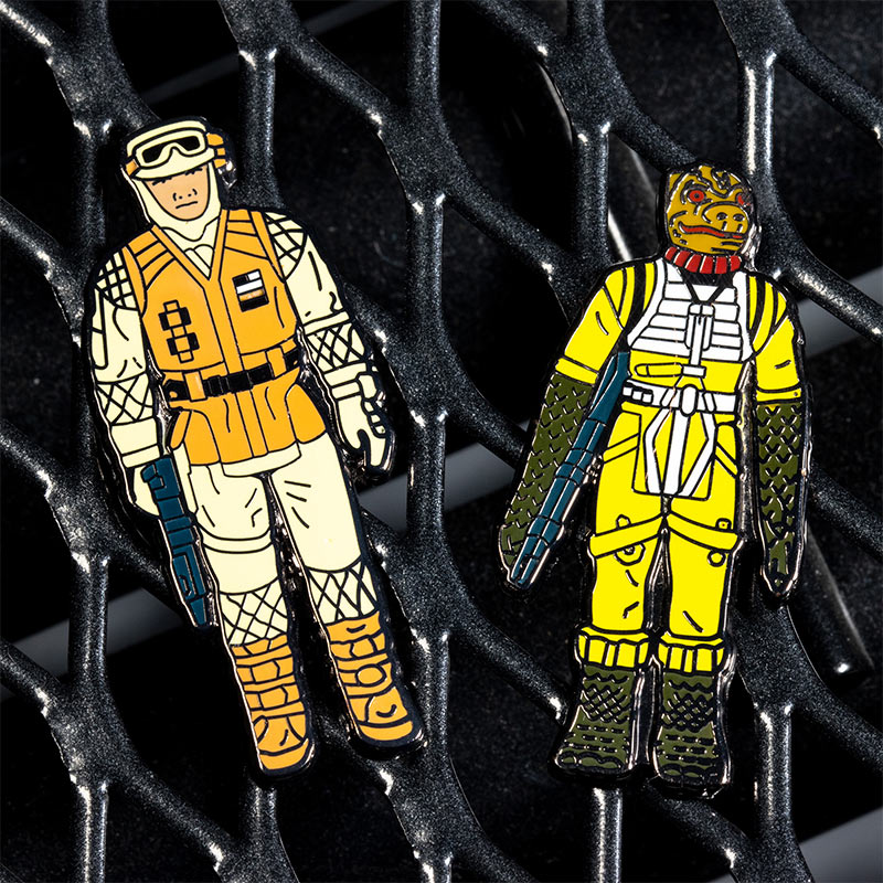 Star Wars Pin Set 1.13 – Bossk and Rebel Soldier (Hoth Battle Gear)