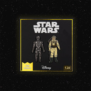 Pin's Star Wars Set 1.22 – C-3PO et Luke Skywalker (tenue de Hoth)