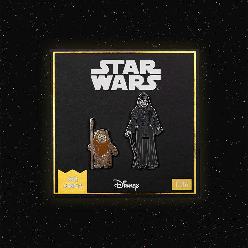 Pin's Star Wars Set 1.36 – Wicket W. Warrick and The Emperor