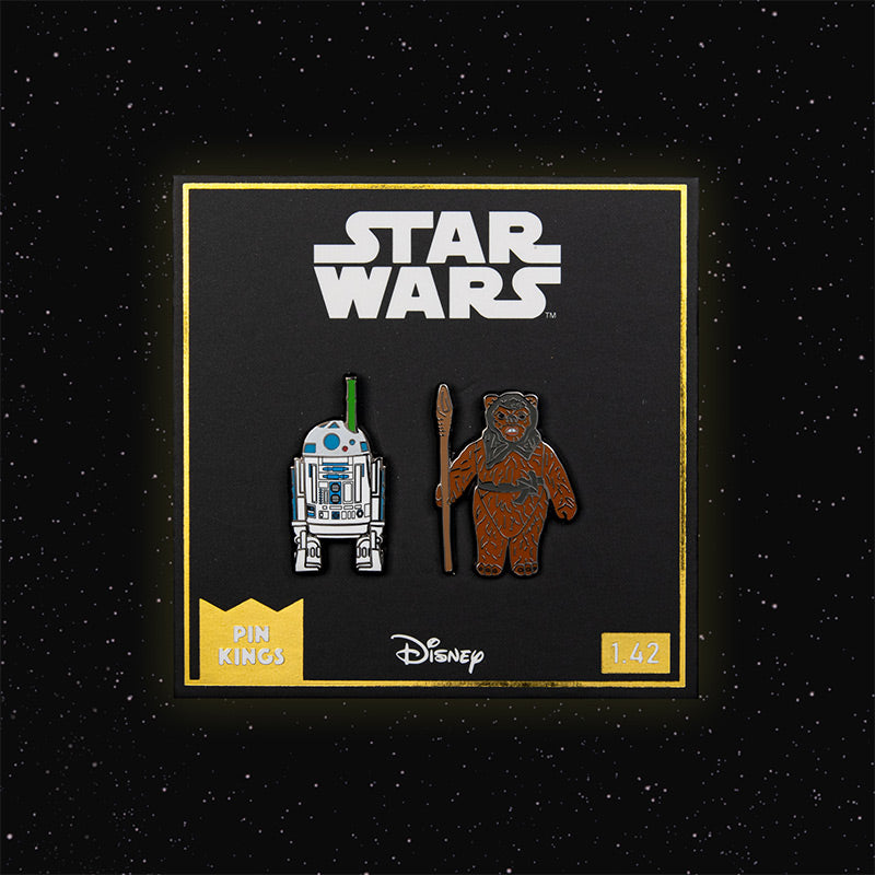 Pin's Star Wars Set 1.42 – R2-D2 (with pop-up Lightsaber) and Romba