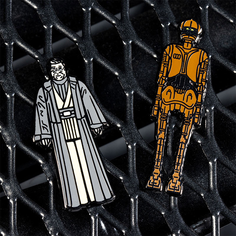 Pin's Star Wars Set 1.46 – Anakin Skywalker âgé et EV-9D9