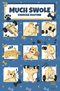 Much Swole Print フィギュア