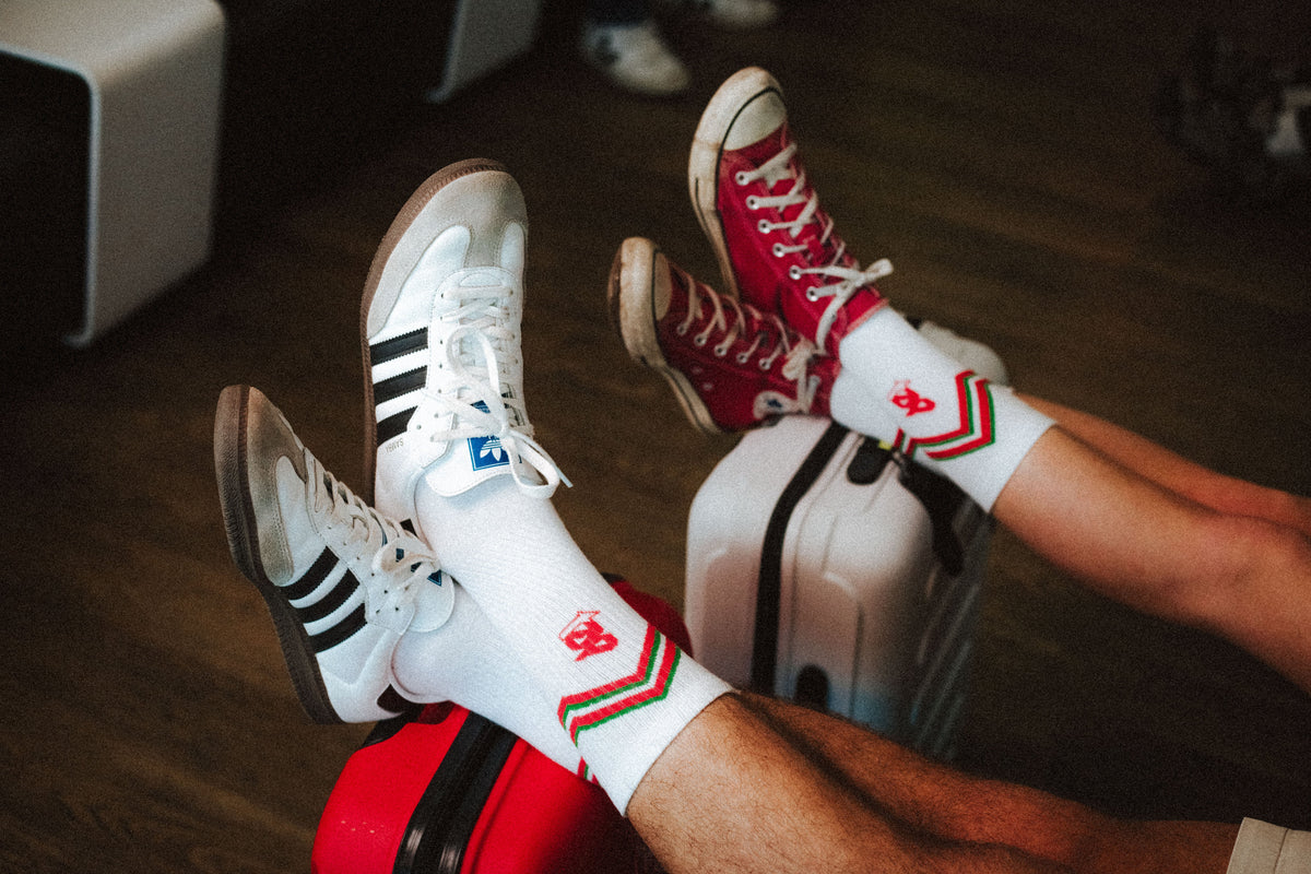 Chaussettes « TAP 1979 » – Blanc