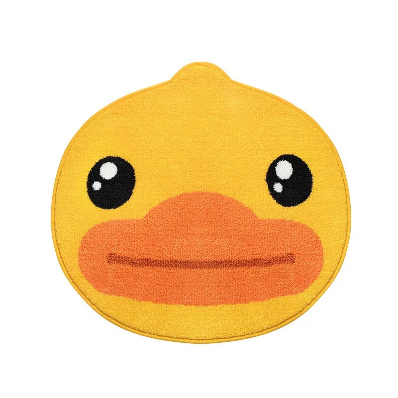 Tapis de Salle de Bain Canard Jaune