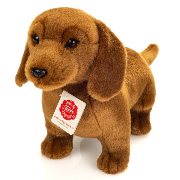 Peluche Teckel Debout – 32 cm