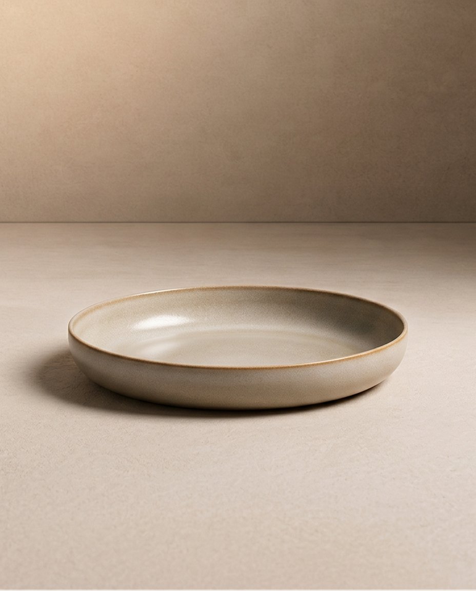 Terra Porcelanic Stoneware Pasta Plate 22cm