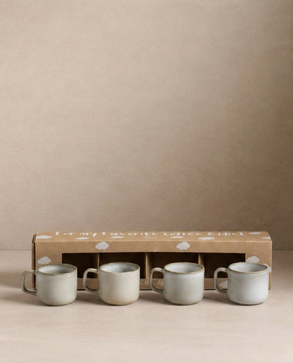 Ensemble de 4 tasses à expresso Terra – 60 ml