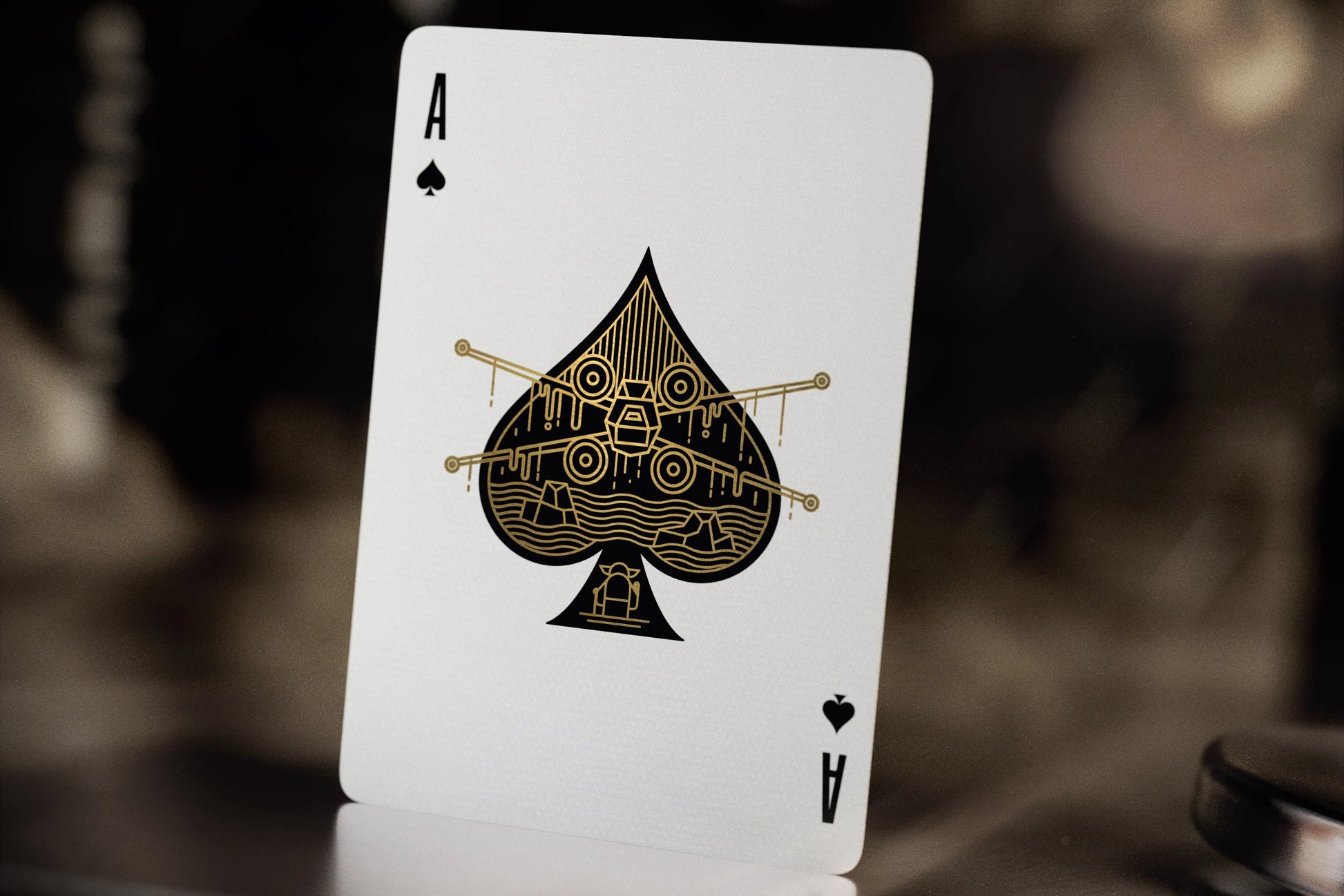 star wars gold edition playing cards theory11