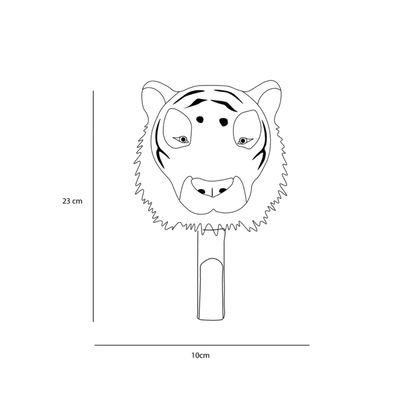 Porte-manteau peluche tigre - Wild & Soft