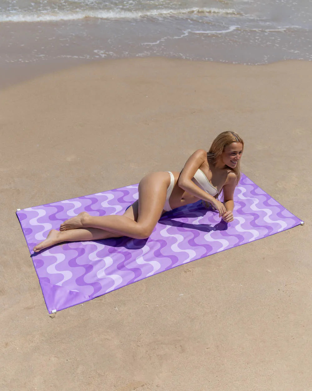Purple beach towel - AYLA