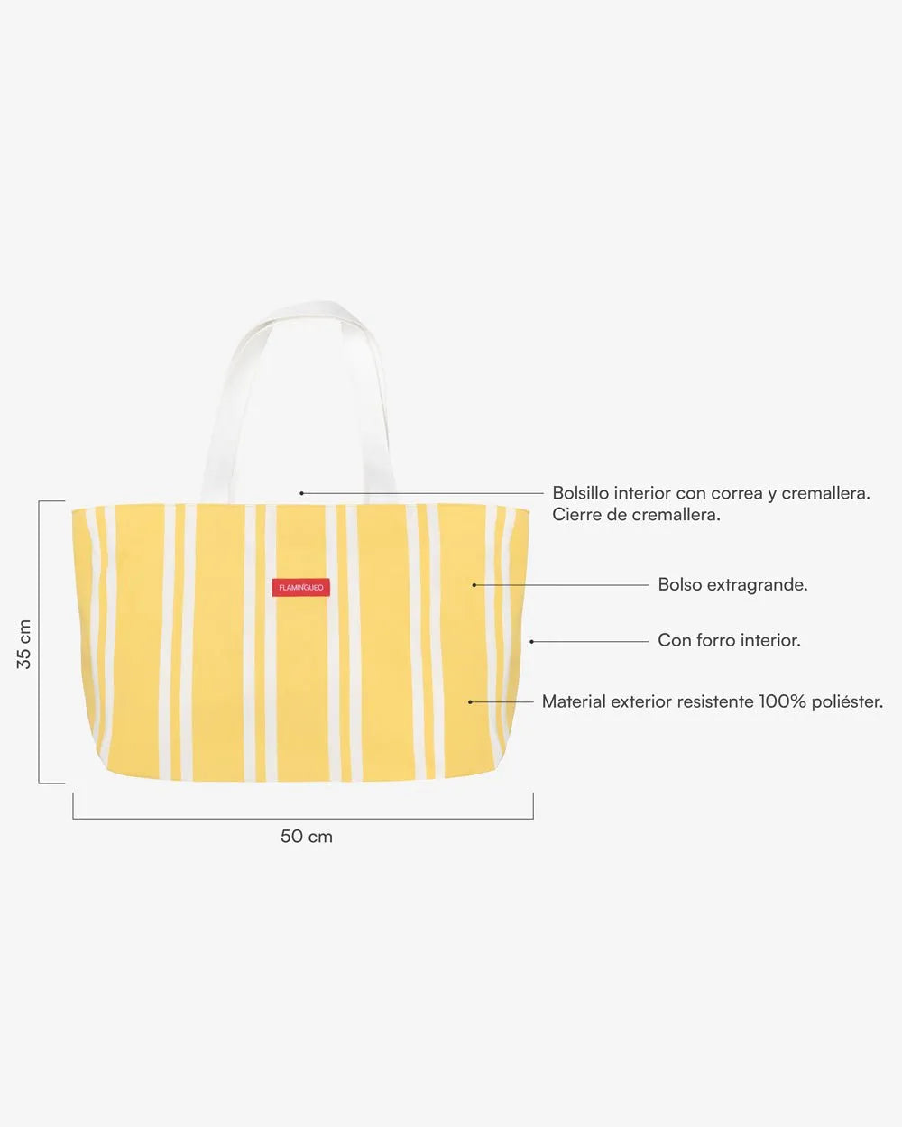 Yellow tote bag - PENELOPE